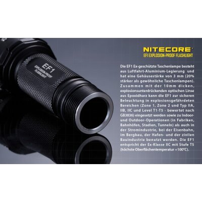 Nitecore EF1 Explosionsgeschützte Taschenlampe*