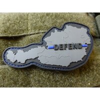 Defend Austria Rubber Patch/ Thin Blue Line