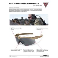OAKLEY® SI Ballistic M Frame 3.0 SET- Multicam/Clear...