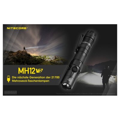 MH12 V2 1200Lumen Taschenlampe