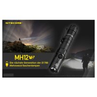 MH12 V2 1200Lumen Taschenlampe