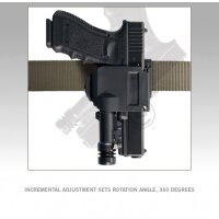 Crye Precision Gun Clip für Glock 17,19,22,23 schwarz
