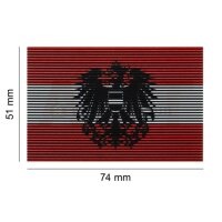 Dual IR Patch Austria rot/weiß/rot