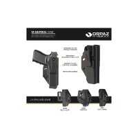 ORPAZ M-Serie Multi-Purpose Holster OWB/IWB Glock 17/19