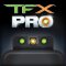 TruGlo® TFX™ Pro Tritium + Fiber-Optic Tag Nacht Visierung Glock 17,17L,19,22,23,24,26,27,33,34,35,38,39