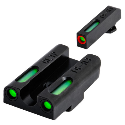 TRUGLO TFX&trade; Pro Tritium + Fiber-Optic Tag Nacht Visierung Glock 42/43