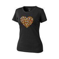 HELIKON-TEX® Womens T-Shirt Chameleon Heart schwarz S