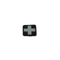 Medic Cross Patch schwarz/weiß