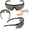 Swiss Eye® Tactical Raptor Schieß- und Sonnenbrillenset rubber brown