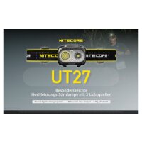 Nitecore UT27 Dual Power 520 Lumen Stirnlampe