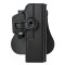 IMI Defense Paddle Holster Level 2 Z1020 Glock 19/19X/23/25/28/32/45 Rechtsschütze schwarz