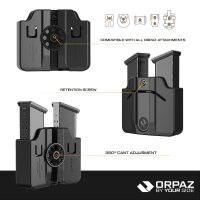 ORPAZ Double Magazine Holster Glock 17 Paddlehalterung