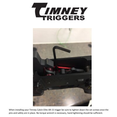 Timney Abzug AR Calvin Elite 1,5lbs Single Stage Drop In Trigger AR