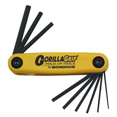 BONDHUS GorillaGrip® Fold-Up Werkzeug Set