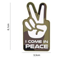 I come in peace 3D PVC Patch