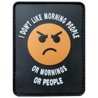 3D Rubberpatch "I don´t like morning...