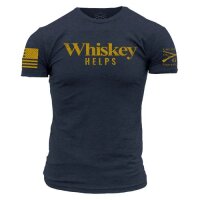 Grunt Style Whiskey Helps™ T-Shirt* midnight navy M