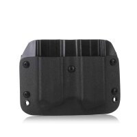 FALCO® Double OWB Kydex Magazine Pouch vertical Glock 17