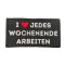 Love Wochenende Moral Patch