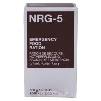 Notverpflegung, NRG-5, 1 Packung 500 g, (9 Riegel)