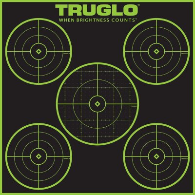 TruGlo® Zielscheiben 5 Bullseye 12er Packung