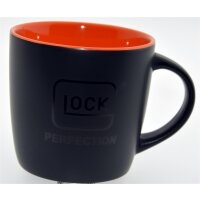 GLOCK Kaffeetasse Perfection schwarz/orange