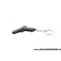 GLOCK Schlüsselanhänger Pistole Kunststoff - schwarz