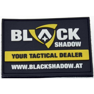 Black Shadow Patch 3D PVC