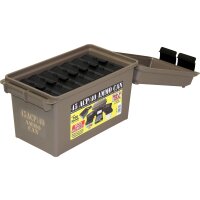 MTM Munitionsbox + 7 100er Patronenboxen für Cal .45/.40 S&W