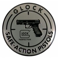 GLOCK Schild Safe Action (Alu)  30 cm