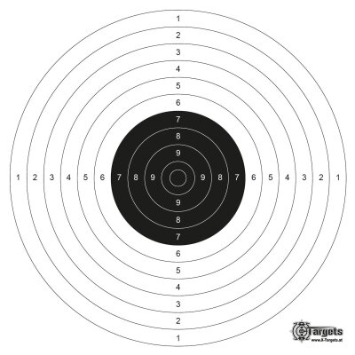 Zielscheibe Standard Target XL - 10 Stück