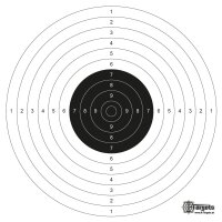 Zielscheibe Standard Target XL - 10 Stück